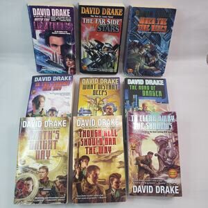 Lot of 9 David Drake RCN Series Paperback Science Fiction BAEN Mass Market